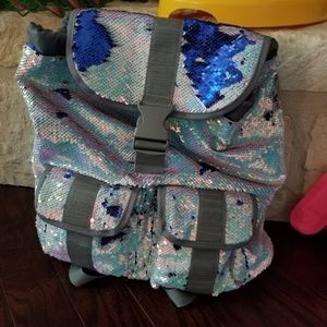 Justice Sequin Backpack